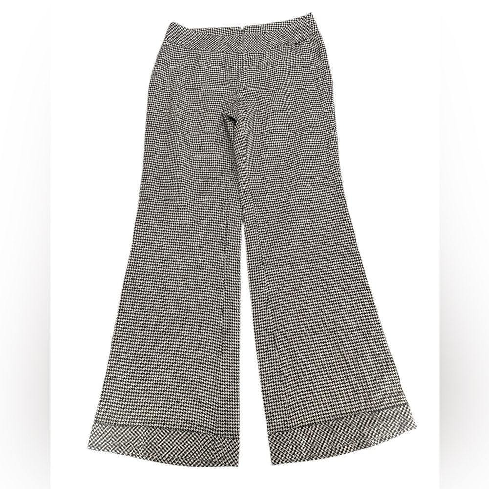 CLASSIQUES ENTIER / Black & White Wide Leg Pant / Size 4 / NWT / Goth Emo Retro